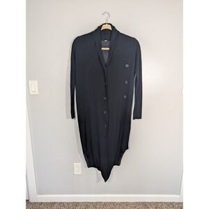 Lululemon Women's Intuition Wrap Sweater M Black Cardigan‎ Cozy Yoga Fall